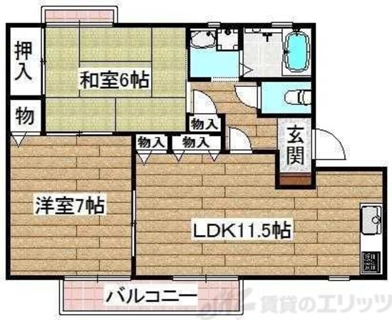 ローンコートの物件間取画像